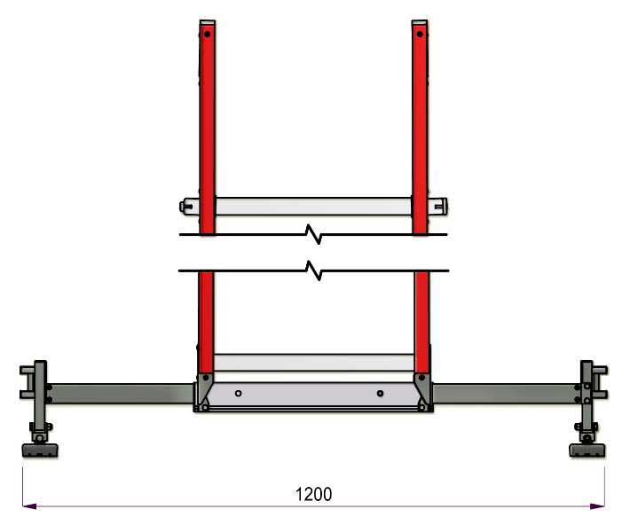 Scala innestabile all