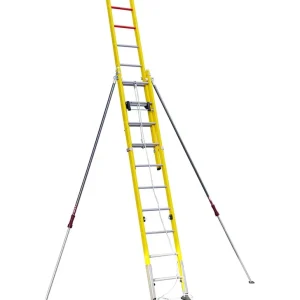 Scala in vetroresina con fune FSFP Facciata e Palo
