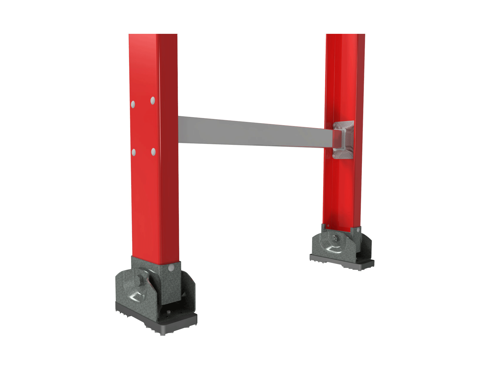 IR Scale a sfilo in vetroresina con fune 2 x 6 piedini snodati